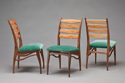 Walnut and Sycamore Chairs