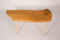 Osage Orange Table with Maple Legs